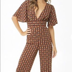 Geo Print Jumpsuit